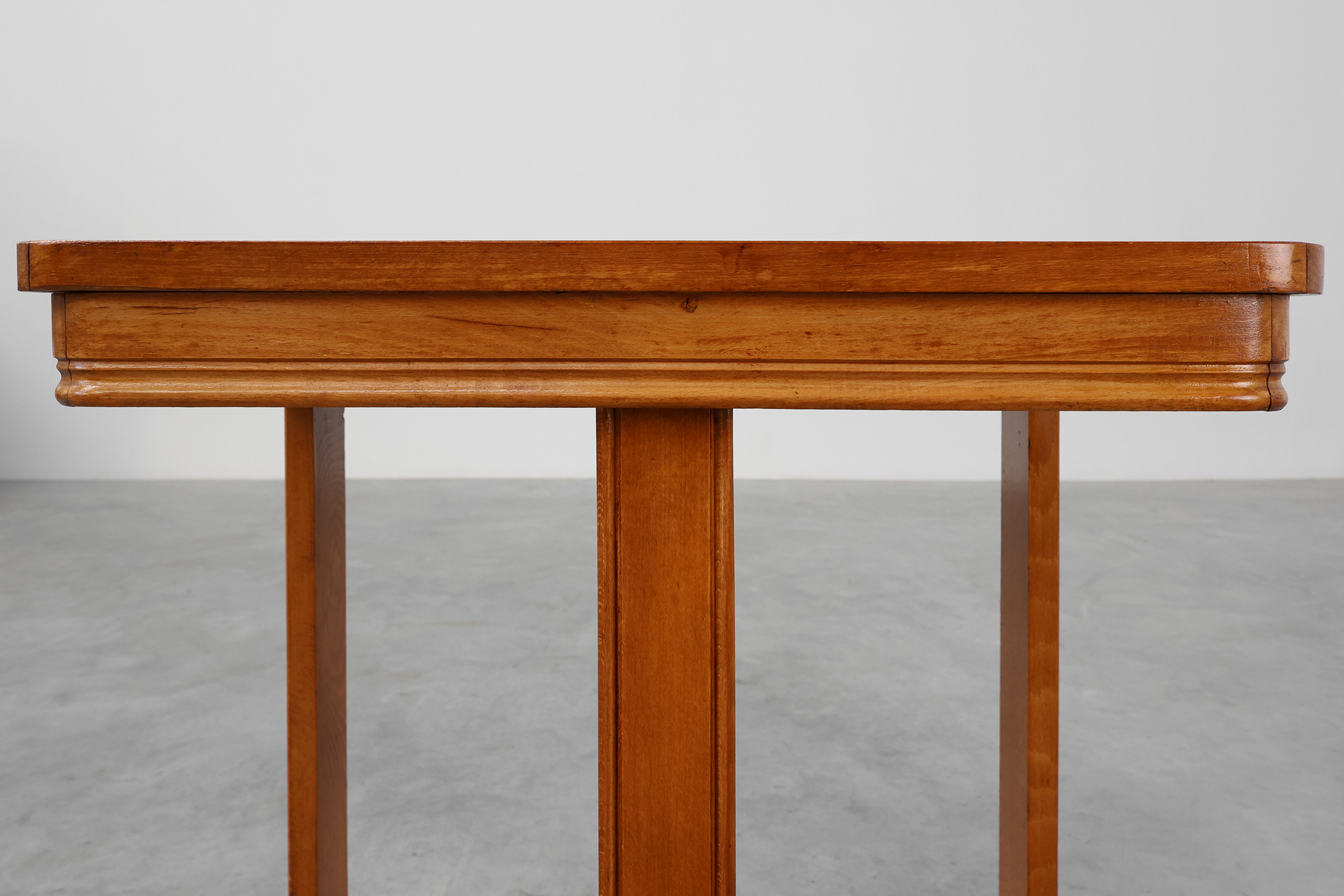 Belgian Art Deco side table with geometric top, ca. 1920thumbnail